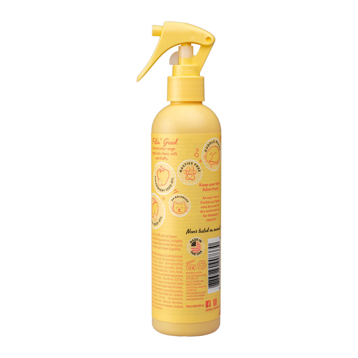 Pet Head Katzen-Conditioner „Lemonberry Felin’ Good“ (300 ml)