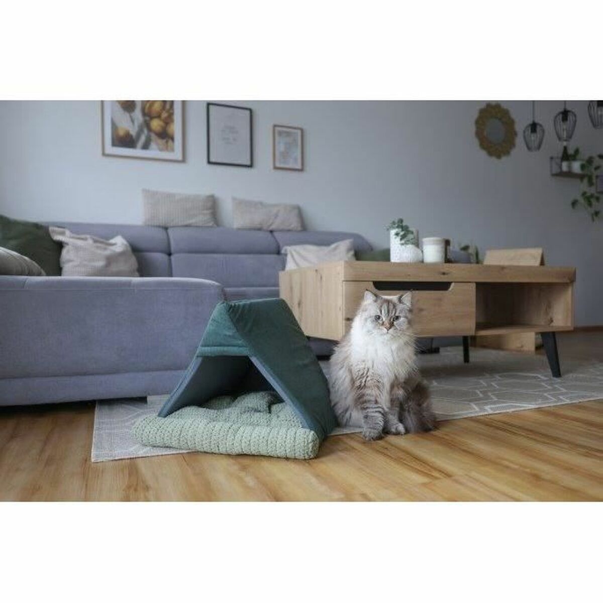 Cat Bed Kerbl Green-2