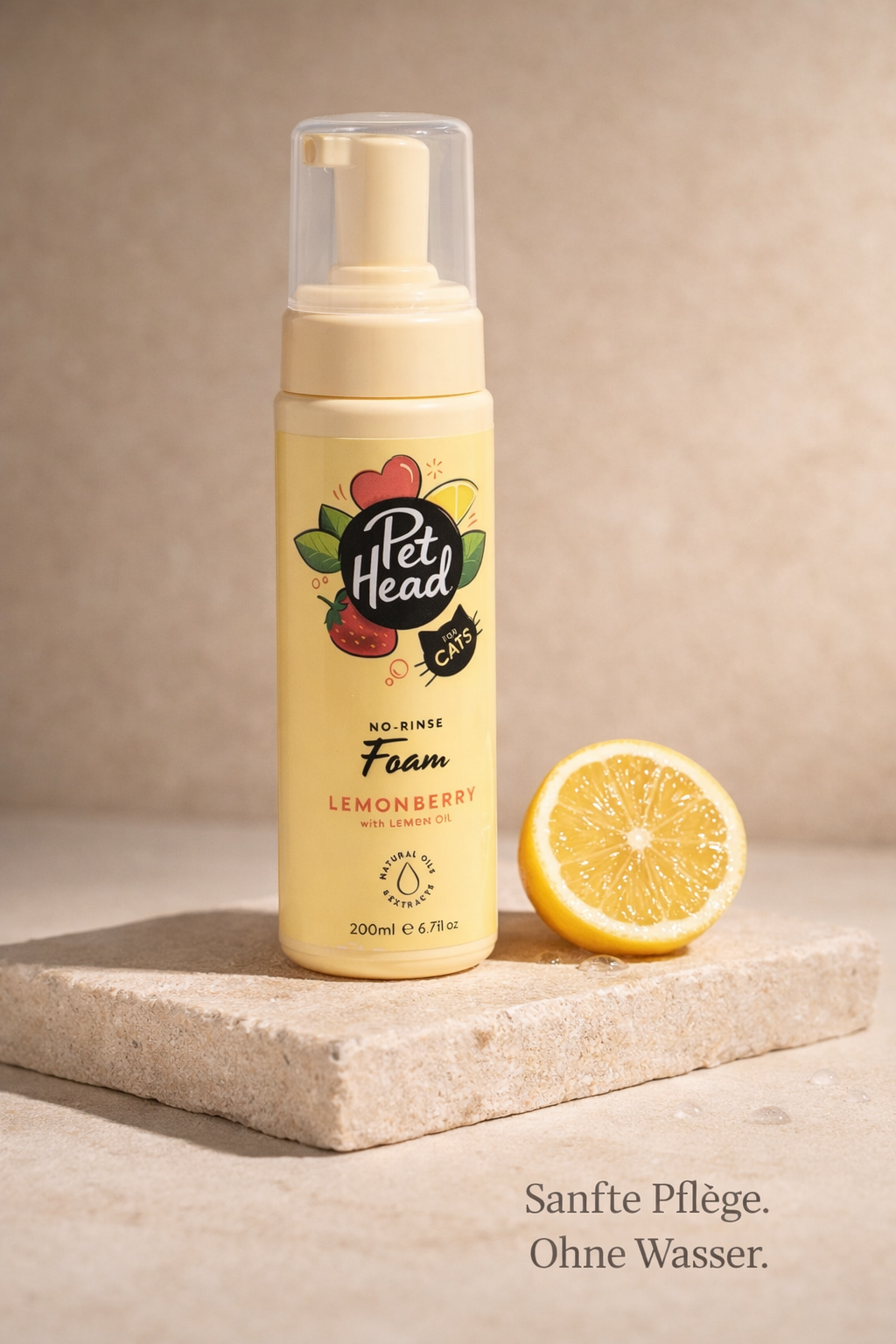 Pet Head Katzen-Trockenshampoo „Felin' Good Foam“ (200 ml)