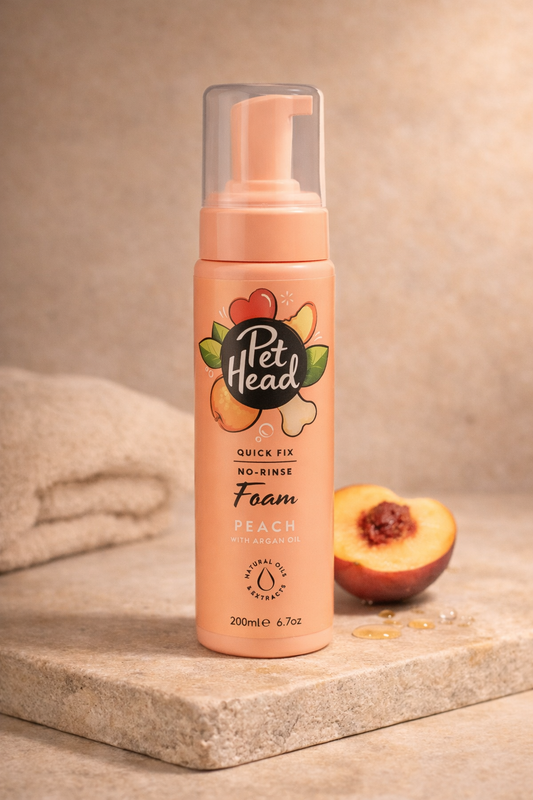 Cleansing Foam Pet Head Quick Fix Dog Peach (200 ml)