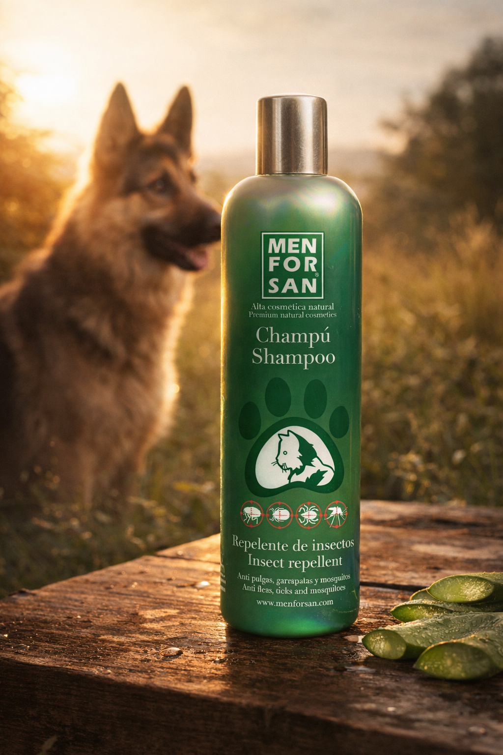 Menforsan Flohschutz-Shampoo mit Kräuterduft