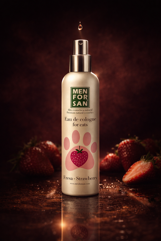 Menforsan Strawberry Eau de Cologne – 125 ml für Katzen