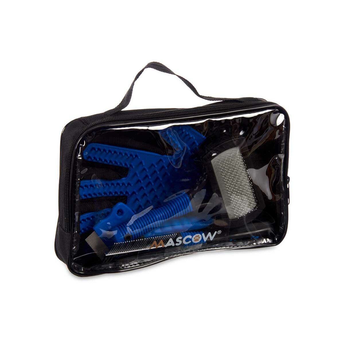 Mascow HL21082601 Hygiene-Set – Blau, 8-teilig für Hunde & Katzen