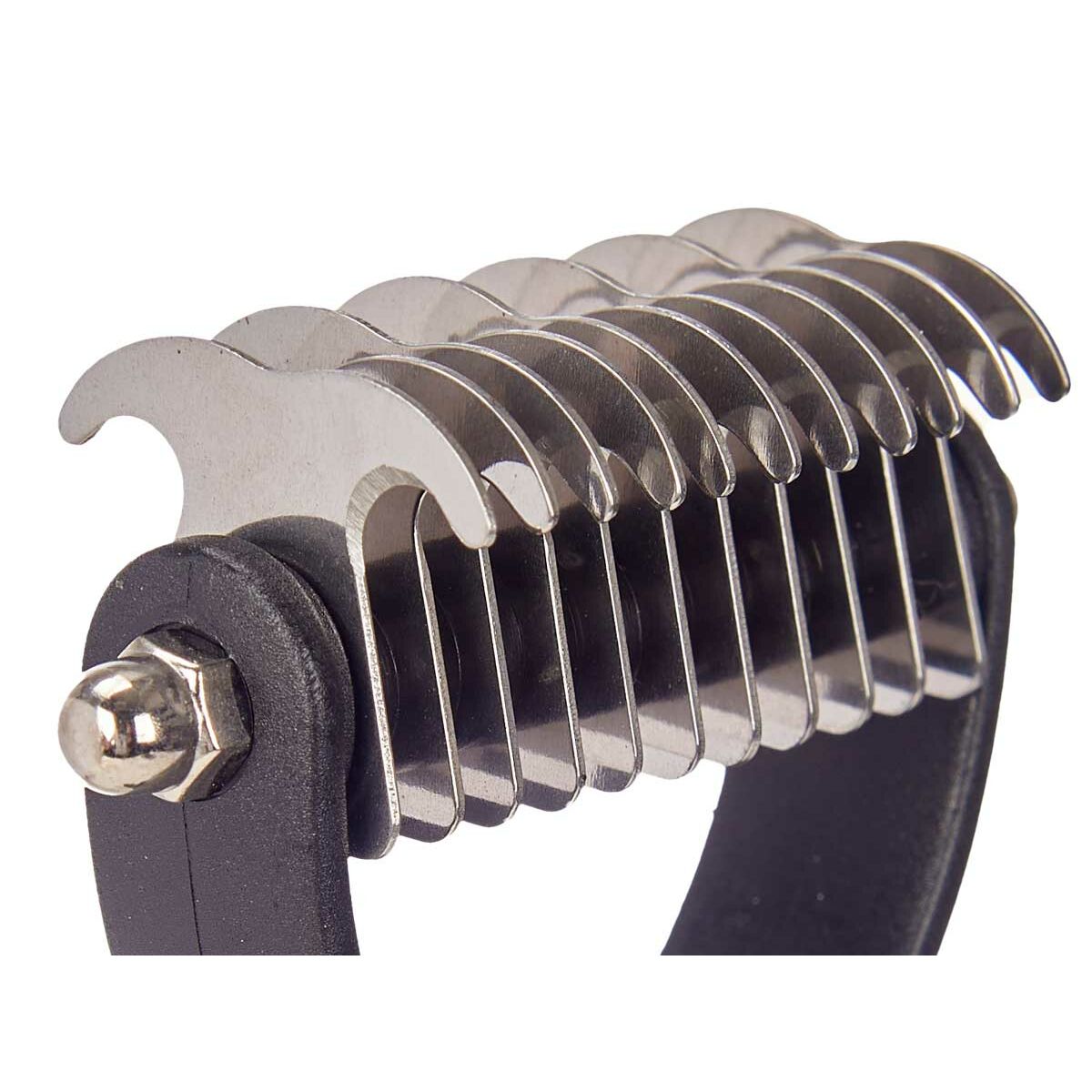 Mascow Hundebürste 333 – Schwarzes Silikon, ca. 6,5 x 17 x 3 cm (12 Stück)