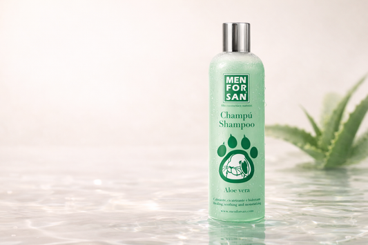 Menforsan Aloe Vera Shampoo für Hunde, Katzen & Nager – 300 ml